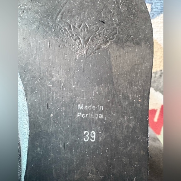 Free People Ridge Runner Black Leather Ankle sandal Boots 39 - Picture 5 of 5